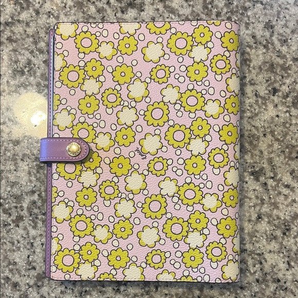 Coach Floral Patterned Notebook - Picture 2 of 4